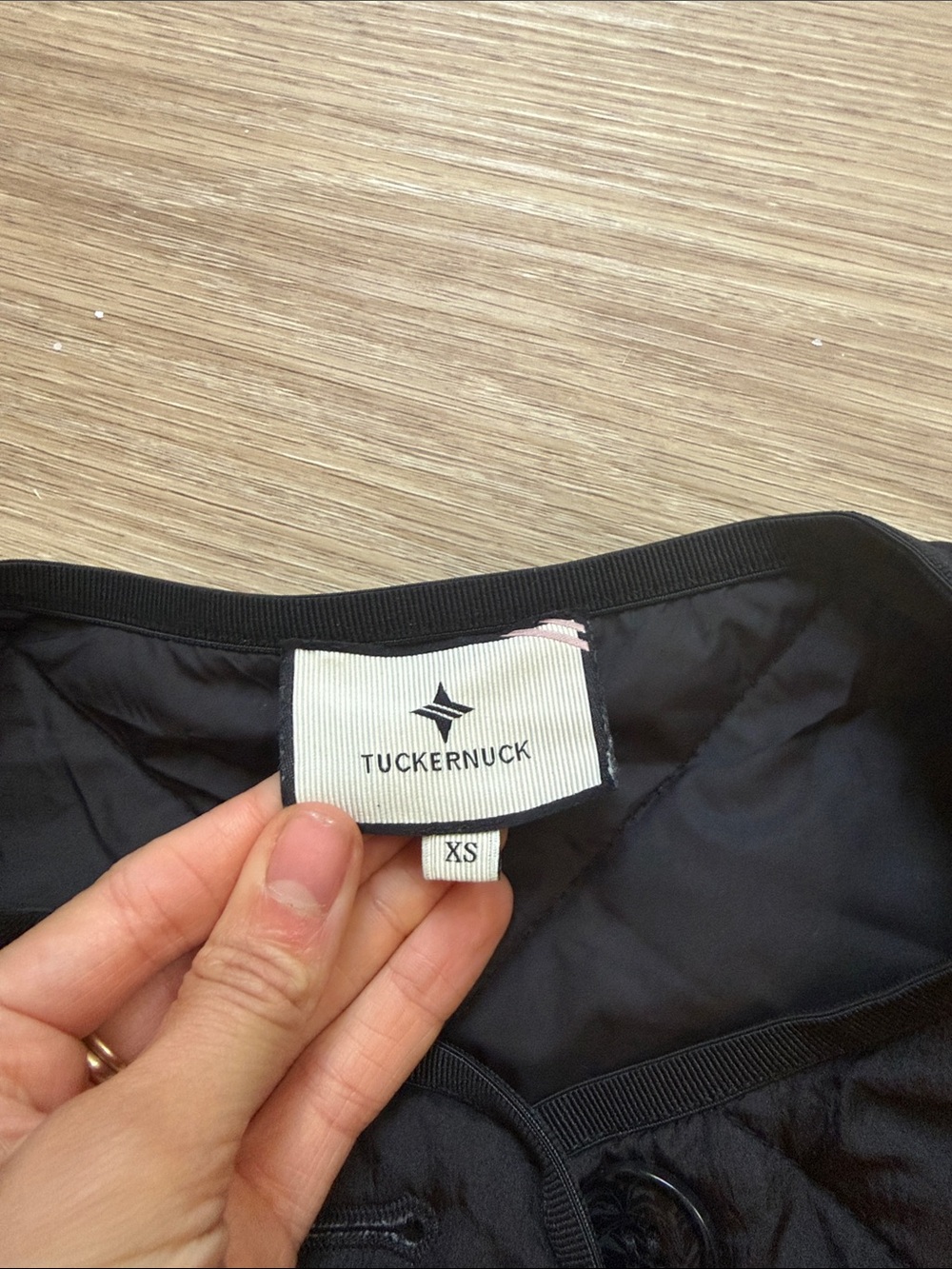 Tuckernuck Quilted Black Jacket - Picture 2 of 6